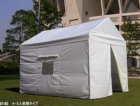 防災テント倉庫事例