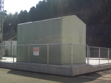 ヒノデのテント倉庫施工事例3