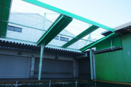 テント倉庫施工事例4